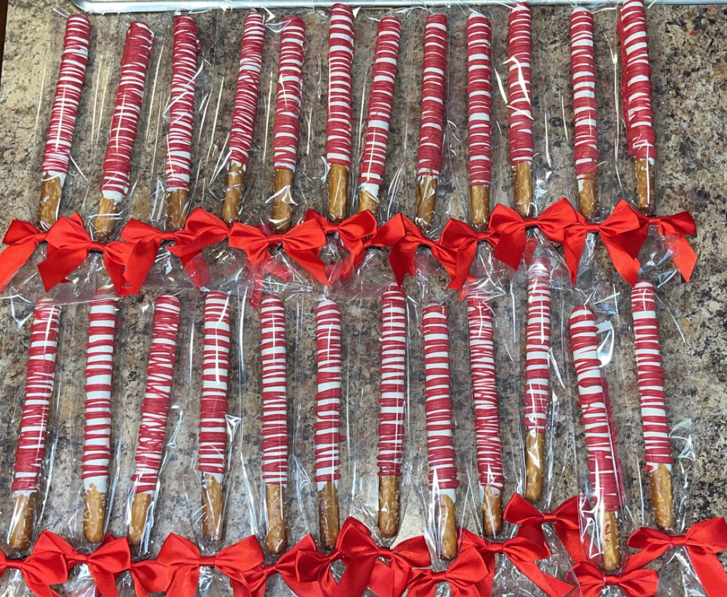 Dipped Pretzel Rods (6)