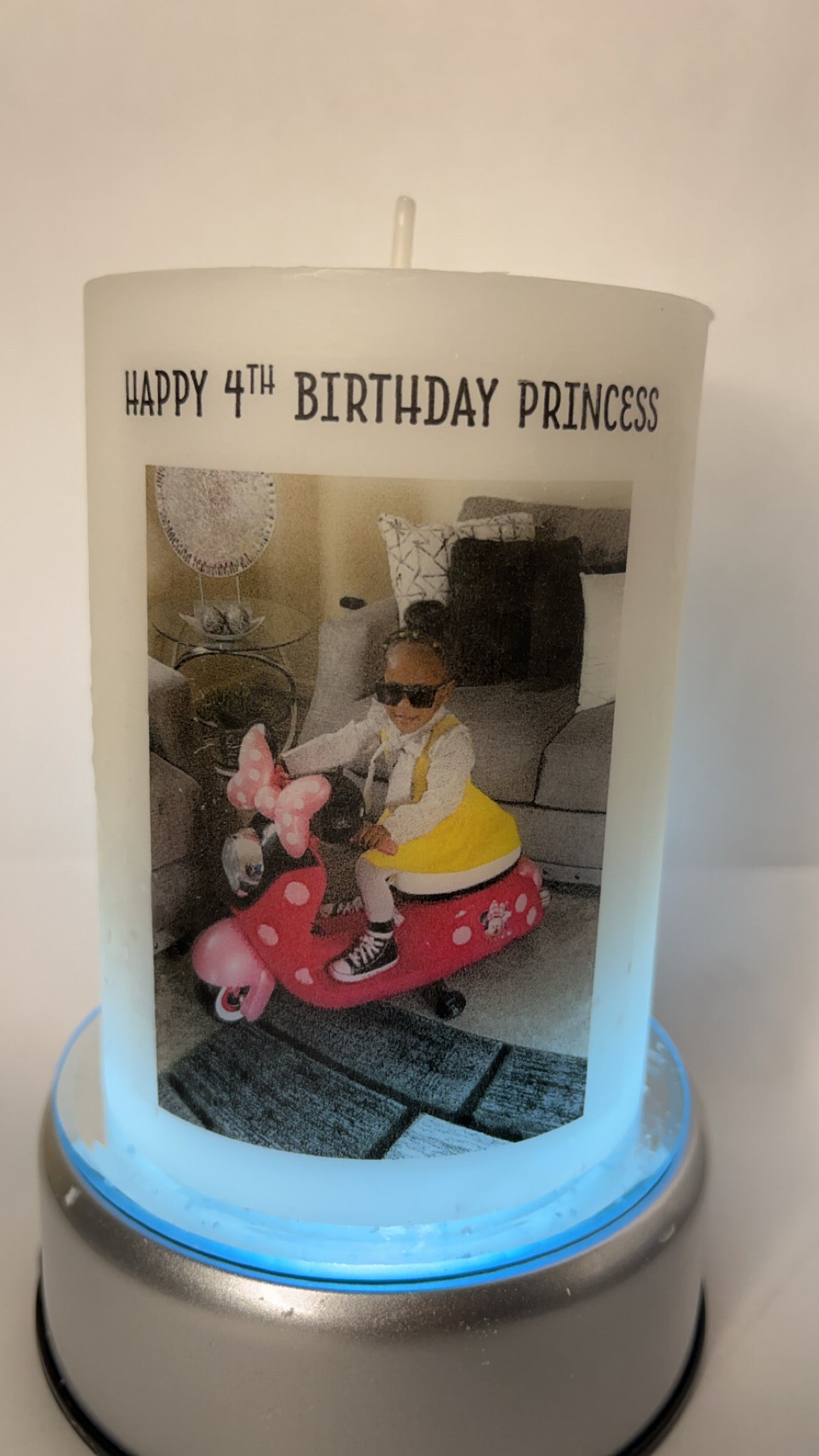 Mini Memory Photo Candle – Personalized Keepsake for Special Moments