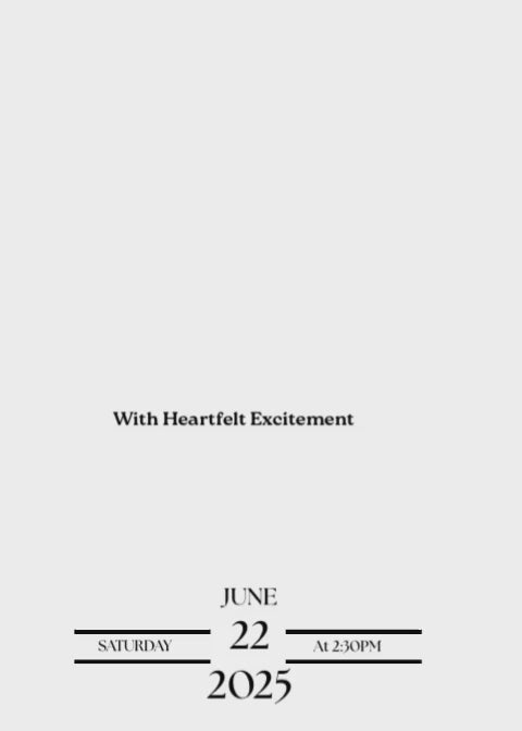 Custom Animated Wedding Invitation